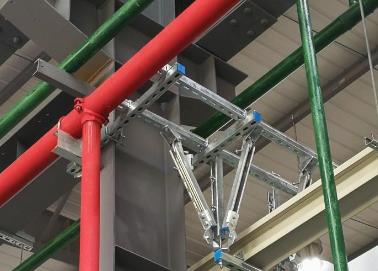雷山该抗震支架的整体式支吊架结构协调性好